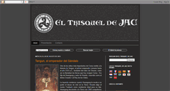 Desktop Screenshot of eltrisqueldejac.com