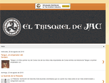 Tablet Screenshot of eltrisqueldejac.com